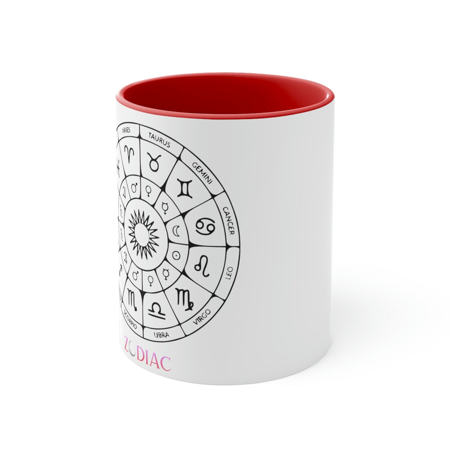 Zodiac Circle Coffee Mug, 11oz