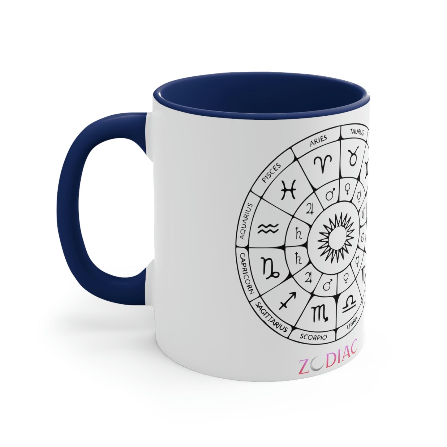 Zodiac Circle Coffee Mug, 11oz