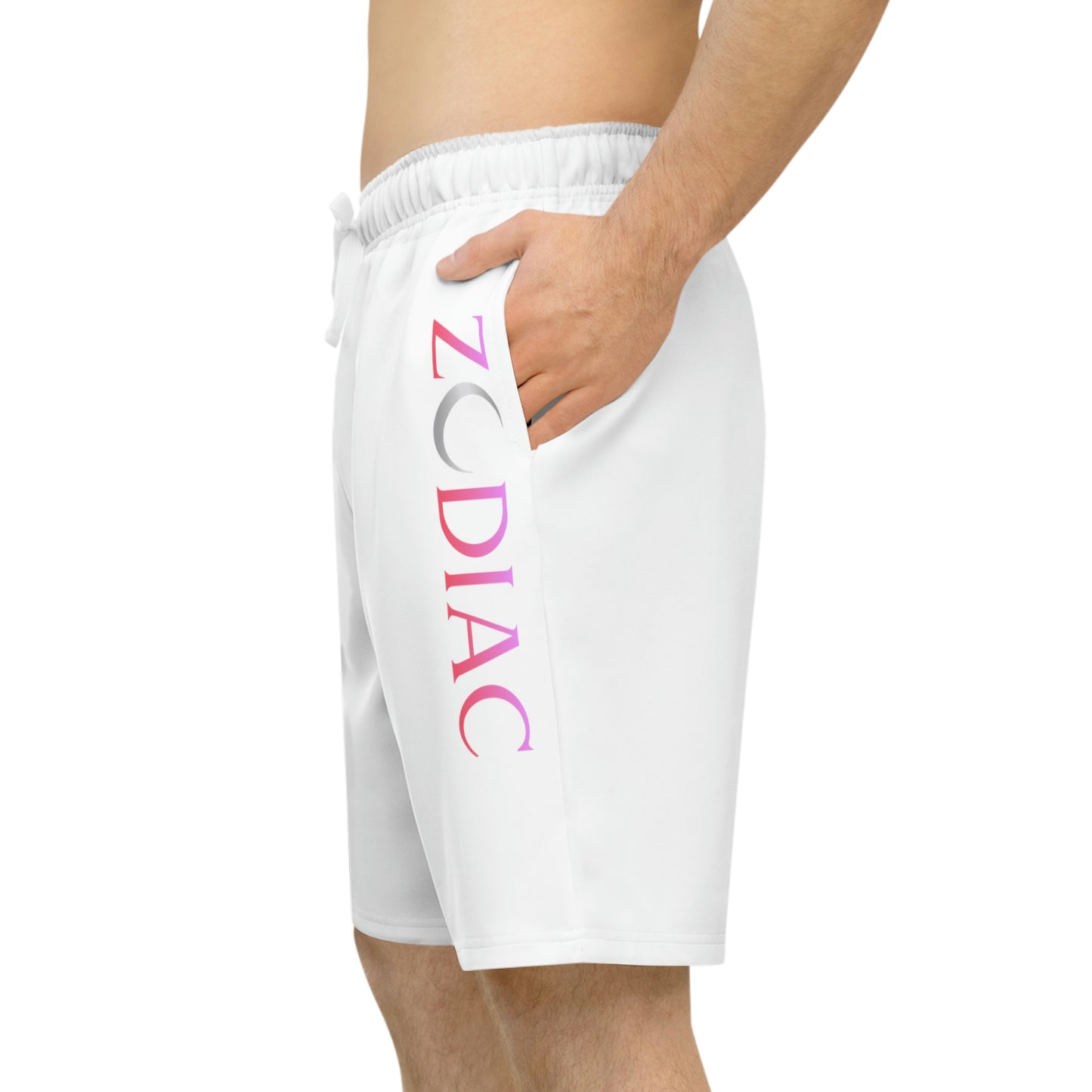 Zodiac Mens athletic long shorts (Side Logo)