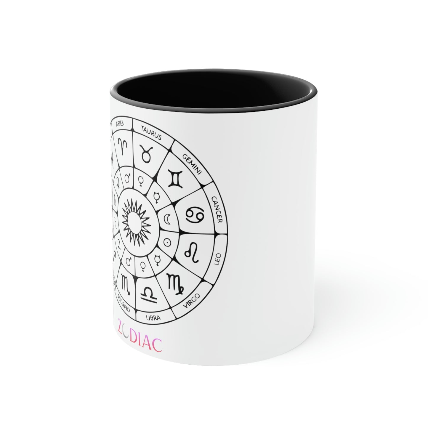 Zodiac Circle Coffee Mug, 11oz