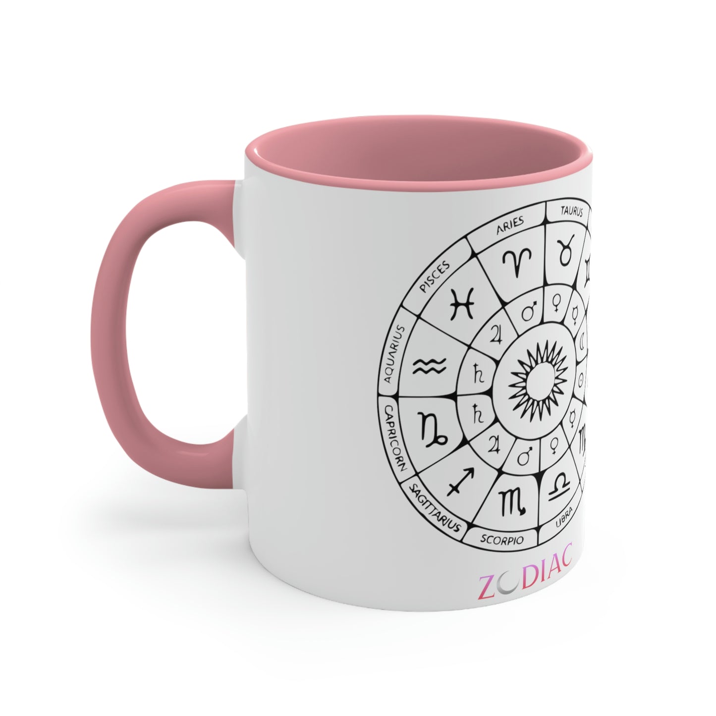 Zodiac Circle Coffee Mug, 11oz