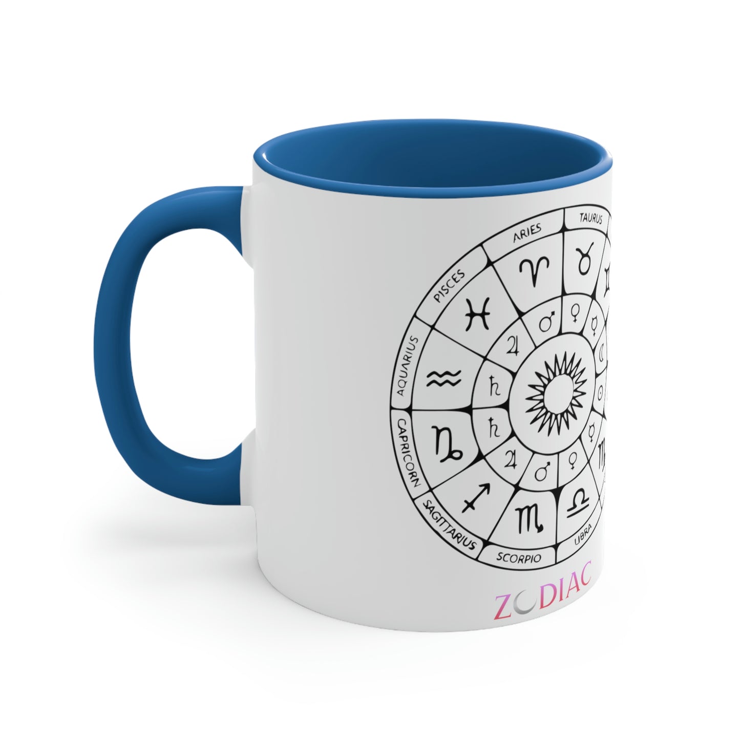 Zodiac Circle Coffee Mug, 11oz