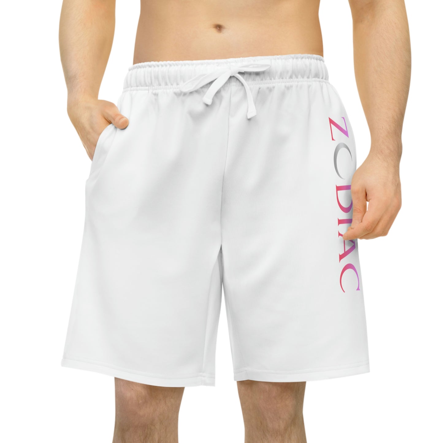 Zodiac Mens athletic long shorts (Side Logo)